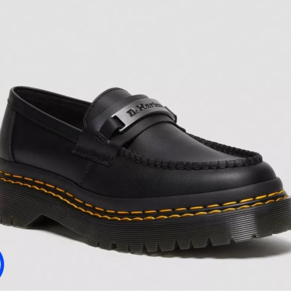 Dr. Martens Penton Bex Double Stitch Leather Loafers 8L 7M